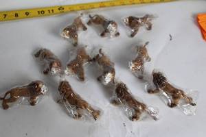 lot 271 image: Set of 11 Plastic Toy Lions