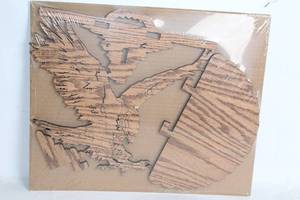 lot 329 image: Unopened DIY Wooden Eagle Puzzle Wall Art Kit