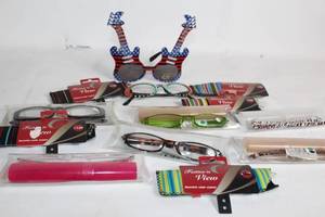 lot 331 image: Collection of Fashion Reading Glasses and Novelty Eyewear
