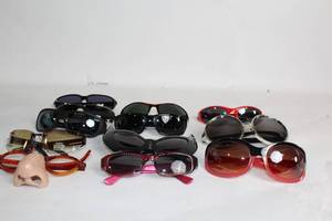 lot 333 image: Collection of 12 Stylish Sunglasses in Various Designs