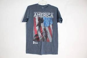 lot 349 image: Medium FIFA World Cup Brasil T-Shirt with USA American Flag Design