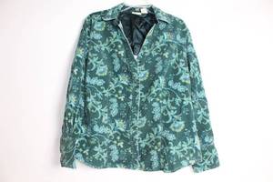 lot 360 image: St. Johns Bay X-Large Floral Print Corduroy Shirt