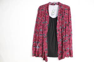 lot 366 image: Croft & Barrow Womens 2X Open-Front Cardigan