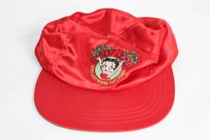 lot 394 image: Vintage Betty Boop MGM Grand Las Vegas Red Baseball Cap