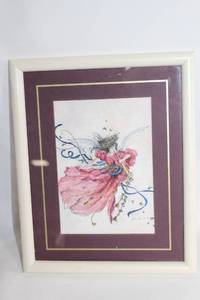 lot 418 image: Framed Angel Art Print by TineffeAnna in White Frame