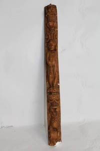 lot 447 image: Carved Wooden Architectural Column by Clifford Art Studio