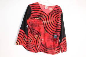 lot 474 image: Parsley & Sage Womens Long Sleeve Printed Top Size L