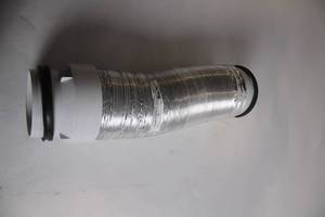 lot 5 image: Flexible Aluminum Air Duct Hose with Connectors