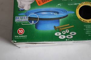 lot 10 image: Fluidmaster Toilet Flange Repair Kit with No-Rust Brass Bolts