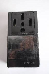 lot 27 image: Leviton Industrial-Grade Plug with NEMA 14-50R Outlet