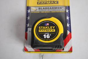 lot 95 image: Stanley FatMax 16 Tape Measure with BladeArmor Technology