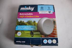 lot 111 image: Minky Homecare Retractable 49ft Clothes Line