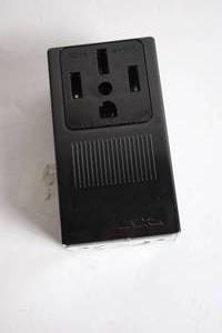 lot 126 image: Leviton NEMA 14-50R Surface Mount Outlet Adapter