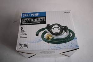 lot 150 image: Everbilt Drill Pump Portable Water Removal Pump