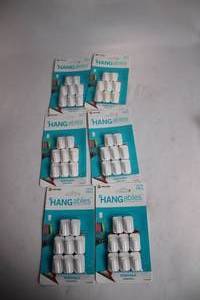 lot 241 image: 6 Packs of Hangables Removable Wall Fasteners