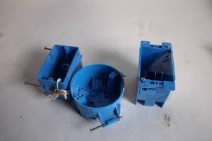 lot 242 image: Set of 3 Assorted Electrical Outlet Boxes