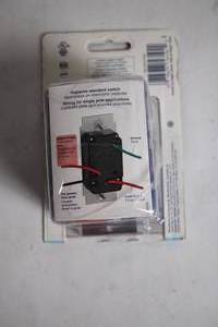 lot 247 image: Single Pole Wall Switch Sensor, White R62-6674-P0W