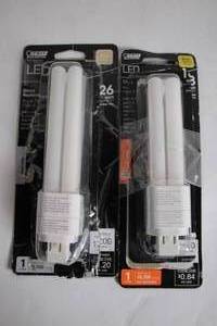 lot 271 image: Lot of 2 FEIT Electric LED Replacement Bulbs 26W