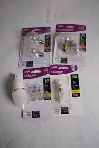 lot 274 image: Collection of Light Bulbs including Incandescent and Halogen