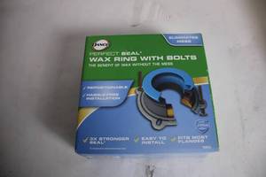 lot 290 image: Danco Perfect Seal Wax Ring with Bolts for Toilet Installation
