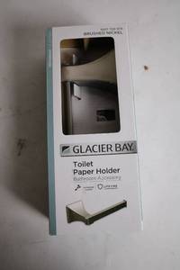 lot 315 image: Glacier Bay Brushed Nickel Toilet Paper Holder