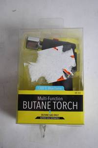 lot 331 image: Multi-Function Butane Torch with Adjustable Blue Flame
