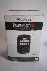 lot 349 image: Kwikset Powerbolt 250 Keypad Electronic Lock