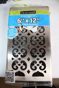 lot 357 image: Decor Grates 6 x 12 Floor Register