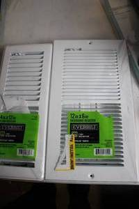 lot 368 image: Set of Everbilt Floor and Baseboard Registers
