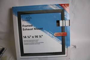 lot 399 image: Aria Lite Collection Framed Exhaust Mount 14 14 x 14 14