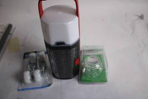 lot 423 image: Set of Power Failure LED Light, Swivel Caster Set, and Replacement Handle
