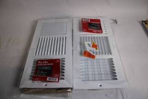 lot 434 image: Set of 2 Everbilt 14in x 6in Ceiling & Wall Registers