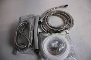 lot 438 image: Glacier Bay Universal Shower Hose and Plumbing Kit Set
