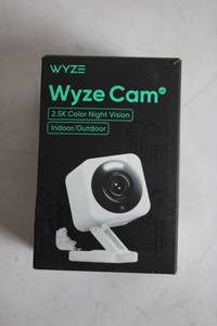 lot A-470 image: Wyze Cam v4 2.5K Color Night Vision IndoorOutdoor Security Camera