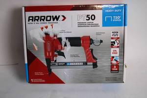 lot 483 image: Arrow PT50 Heavy Duty Pneumatic Stapler with T50 Staples