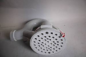 lot 485 image: White Plumbing P-Trap with Cleanout Access