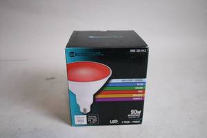 lot 490 image: Ecosmart PAR38 LED Daylight Bulb with Color Options