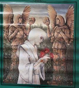 lot 128 image: Vintage 1995 The Sandman The Wake Poster - Art by Michael Zulli