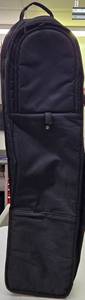 lot 159 image: SKB Black Canvas Padded Golf Club Travel Bag wWheels