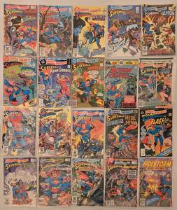lot 168 image: Collection of 20 DC Comics Presents Superman Comic Books