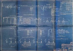 lot 178 image: Vintage Chicago, Milwaukee, St. Paul & Pacific Railroad Blueprint