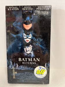 lot 104 image: New Sealed Batman Returns VHS with Michael Keaton, Danny DeVito, Michelle Pfeiffer