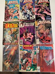 lot 331 image: Collection of 9 Marvel and DC Comic Books