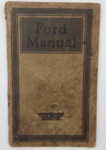lot 231 image: Vintage Ford Manual for Owners and Operators of Ford Cars