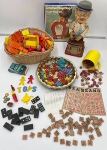 lot 236 image: Vintage Charley Weaver Bartender AND other Vintage TOYS