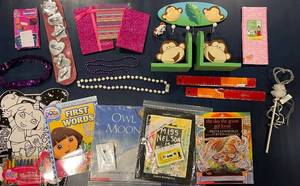lot 254 image: Childrens Educational Lot with Books, Workbooks, and Accessories