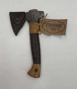 lot 289 image: Strongway Tools Micro Axe No. 1 with Leather Sheath