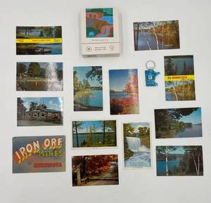 lot 299 image: Vintage Minnesota Travel Postcards and Souvenirs