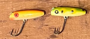 lot 308 image: Set of 2 Vintage South Bend Trout Oreno Fishing Lures
