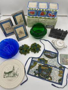 lot 249 image: Assorted Decorative Home Collection with Framed Prints and Planters